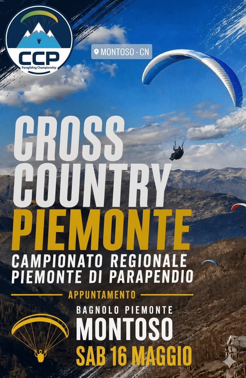 locandina Cross Country Piemonte tappa Montoso